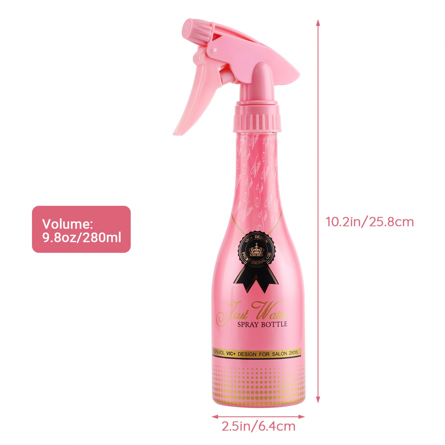 Hairdresser spray shop bottle